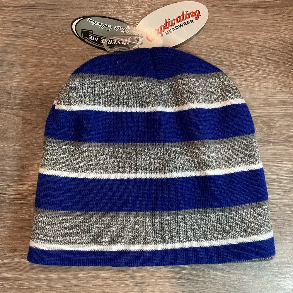 NWT- BYU fan beanie - reversible with vintage cougar displayed - Picture 2 of 6